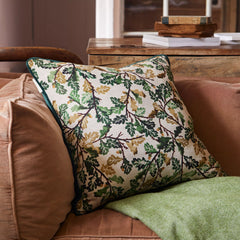 Oak Linen & Velvet 50x50cm Cushion