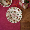 Personalised Christmas Robin 8 1/2 Inch Plate