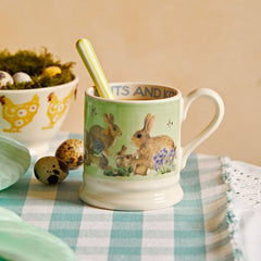 Green Rabbits & Kits 1/2 Pint Mug