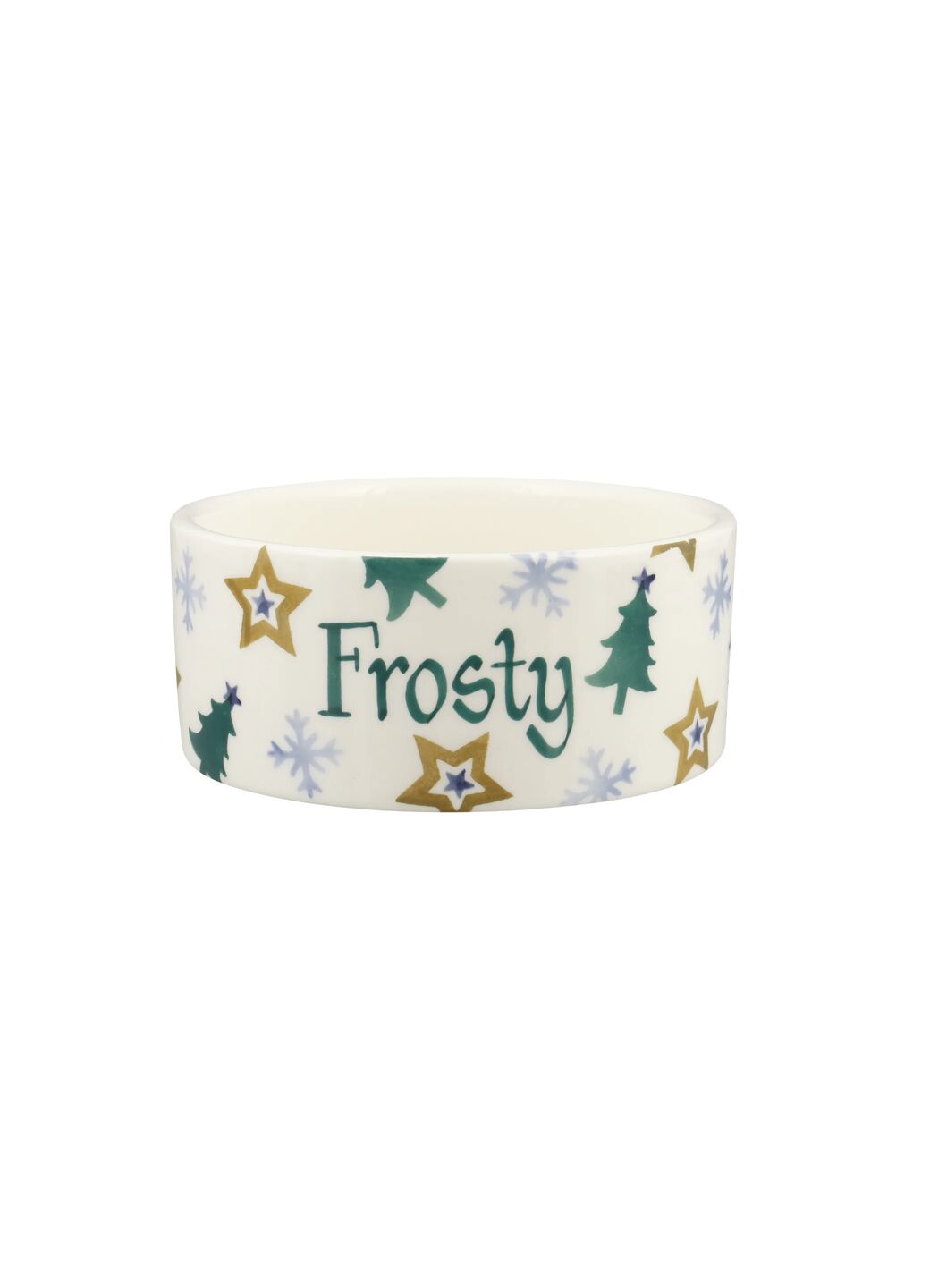 Personalised Winter Joy Small Pet Bowl
