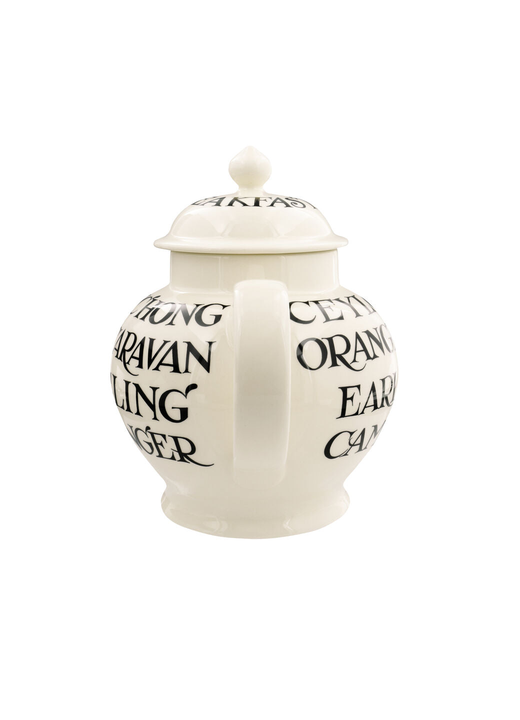 Seconds Black Toast 4 Mug Teapot