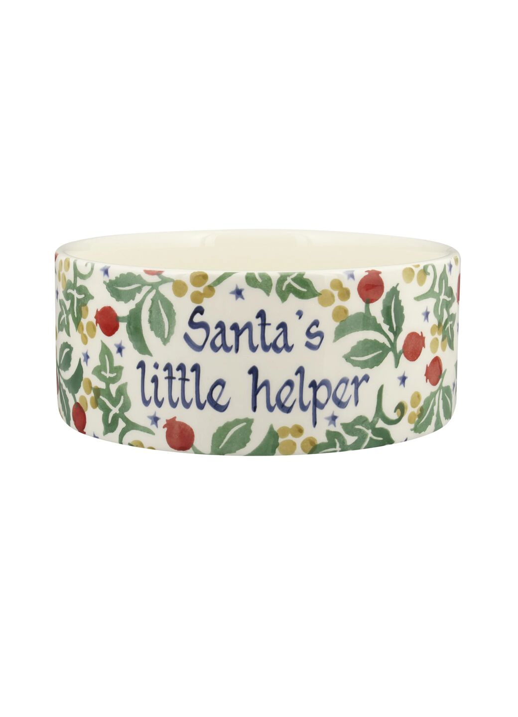 Personalised Rosehip & Ivy Large Pet Bowl