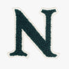 Iron On Embroidered Letter Patch-N