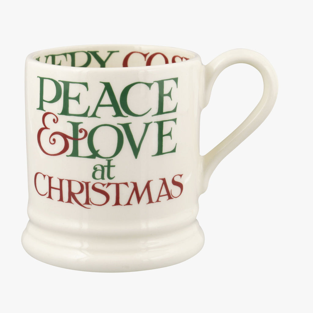 Christmas Toast & Marmalade Peace & Love 1/2 Pint Mug