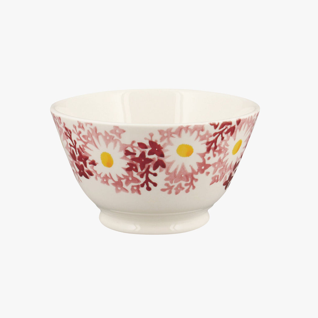 Pink Daisy Fields Small Old Bowl