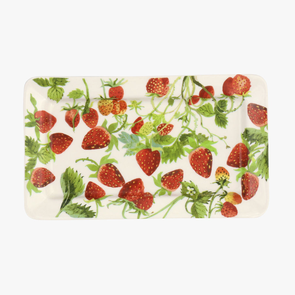 Strawberries Medium Oblong Plate