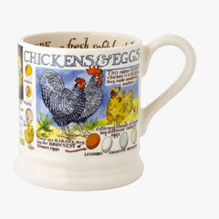 Chickens & Eggs 1/2 Pint Mug