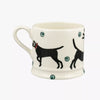 Personalised Black Labrador Small Mug