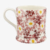 Personalised Pink Daisy Fields 1 Pint Mug