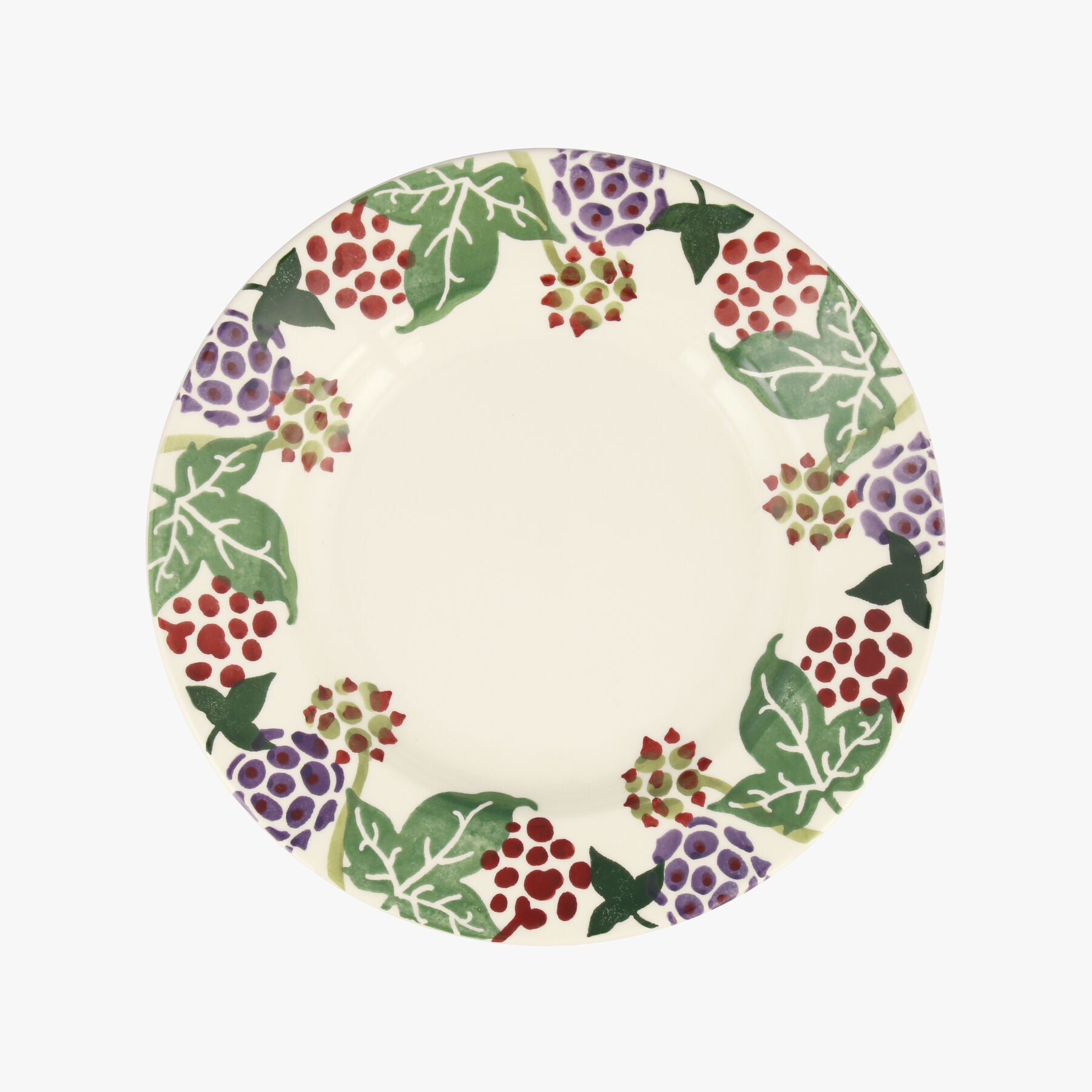 Seconds Christmas Ivy 8 1/2 Inch Plate Emma Bridgewater UK