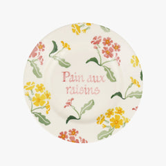 Personalised Pink Primrose 8 1/2 Inch Plate