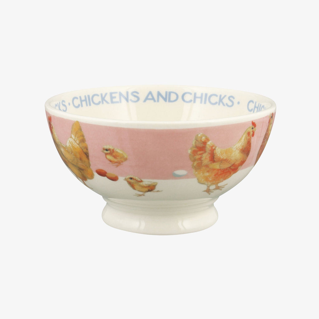 Chickens & Chicks French Bowl