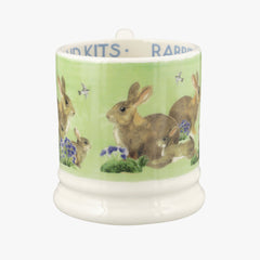Green Rabbits & Kits 1/2 Pint Mug