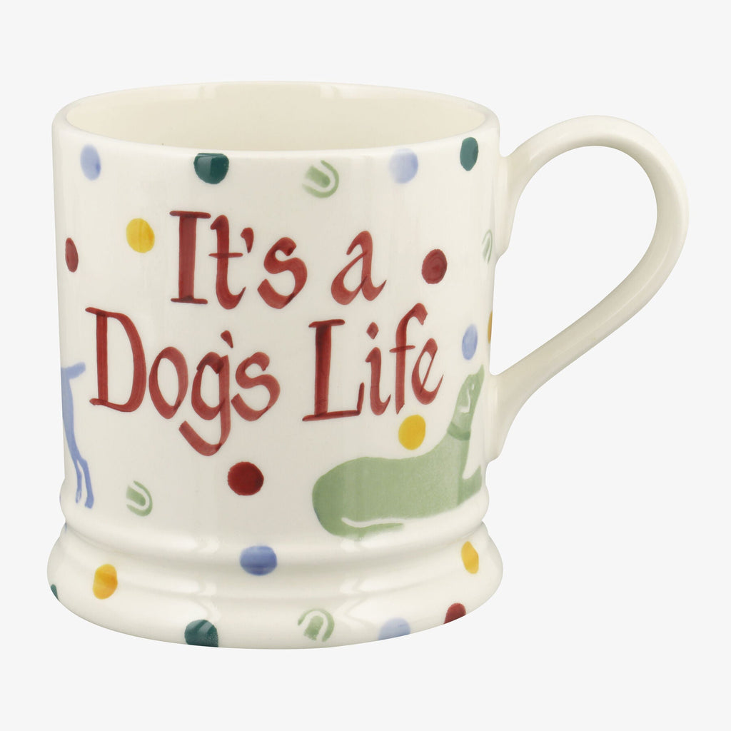 Personalised Polka Dogs 1 Pint Mug