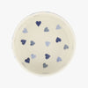 Personalised Blue Hearts Large Pet Bowl