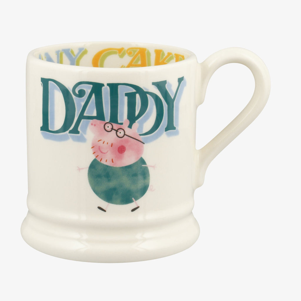 Peppa Pig Daddy 1/2 Pint Mug Emma Bridgewater UK