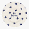 Personalised Blue Star 10 1/2 Inch Plate