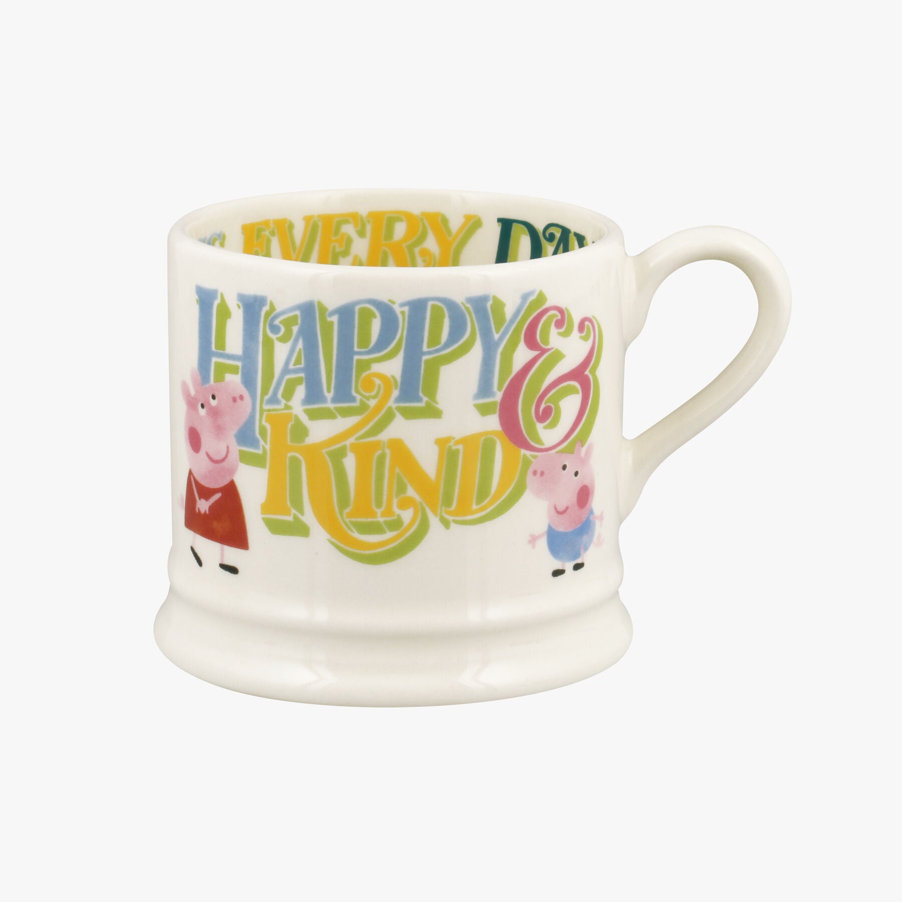 Peppa Pig Happy & Kind Small Mug Emma Bridgewater UK