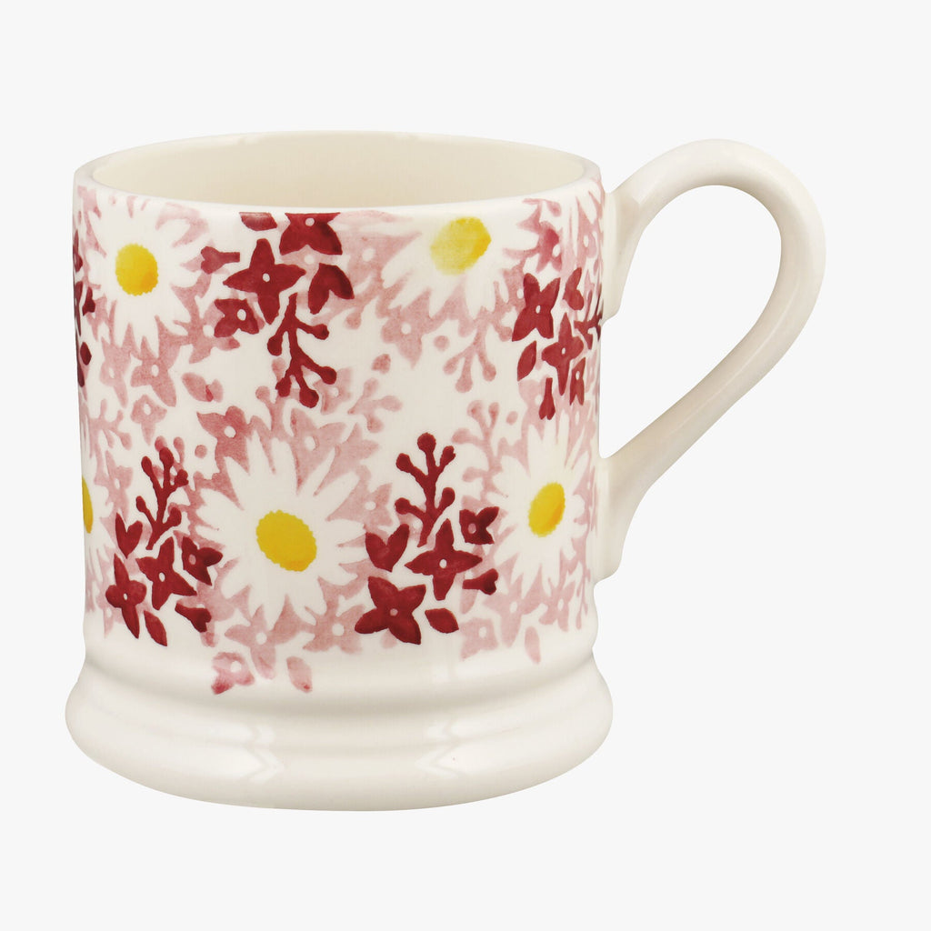 Pink Daisy Fields 1/2 Pint Mug