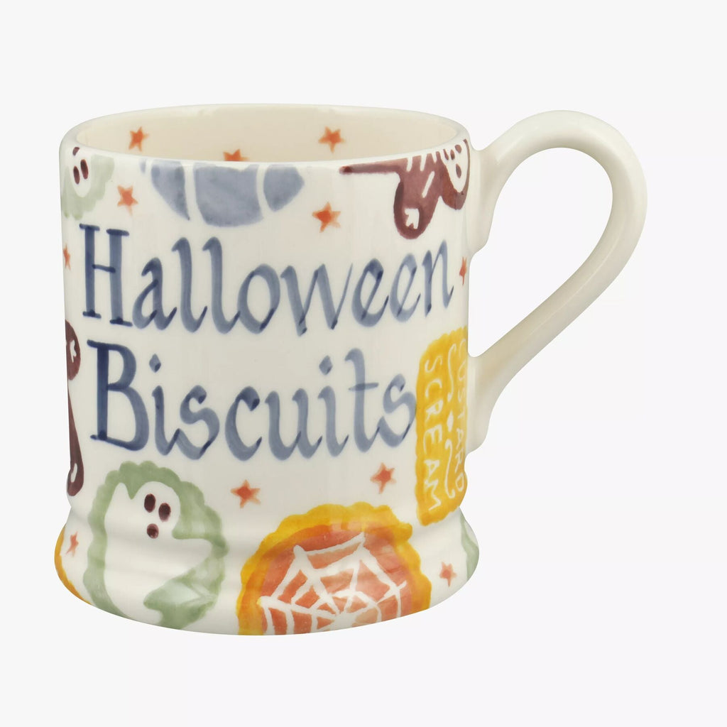 Personalised Halloween Biscuits 1/2 Pint Mug