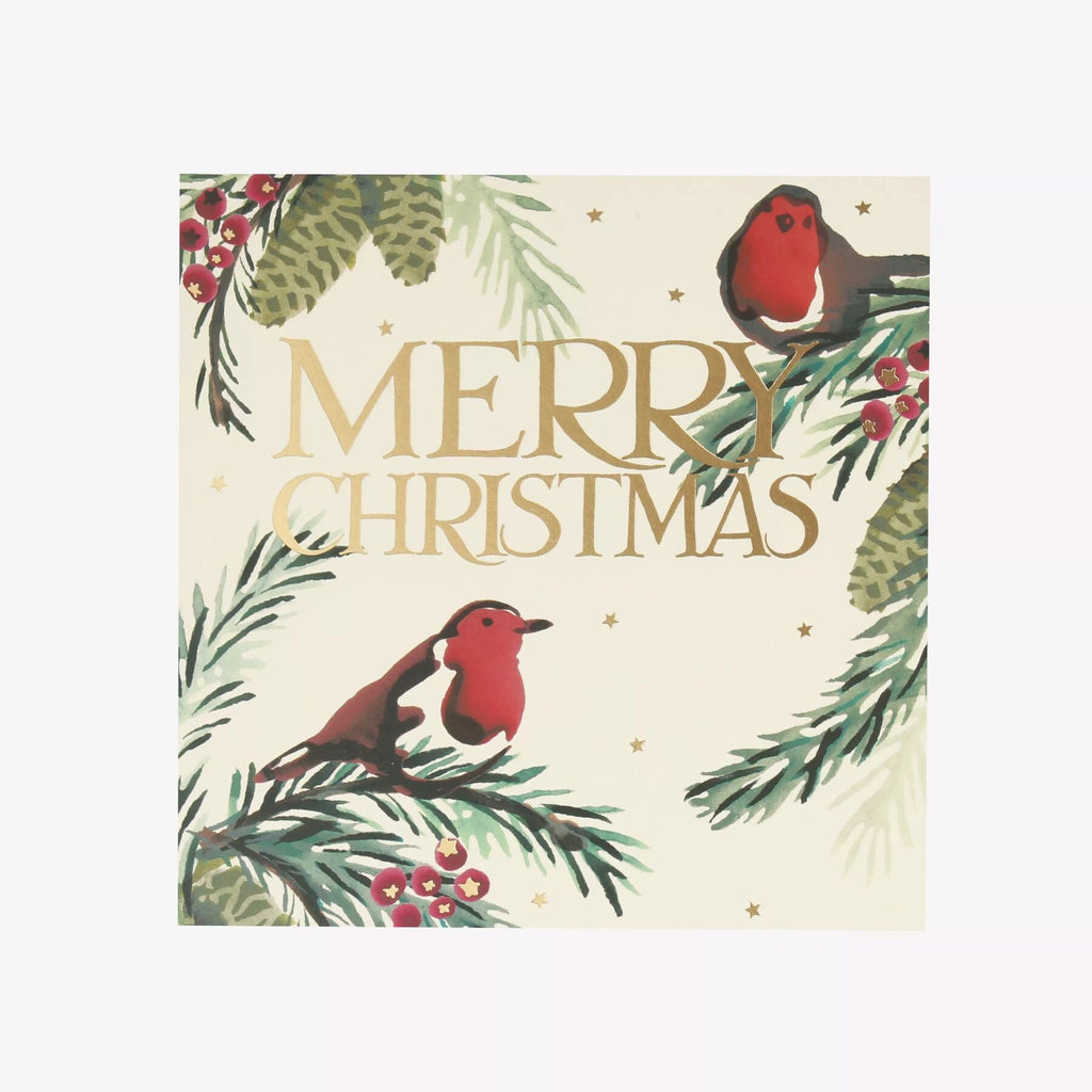 Merry Christmas Spruce Pack Of 8 Luxury Cards