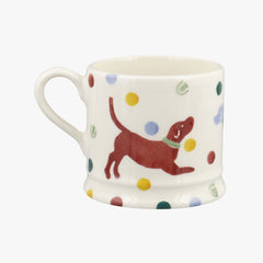 Personalised Polka Dogs Small Mug