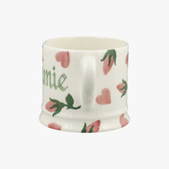 Personalised Little Rose Bud Small Mug