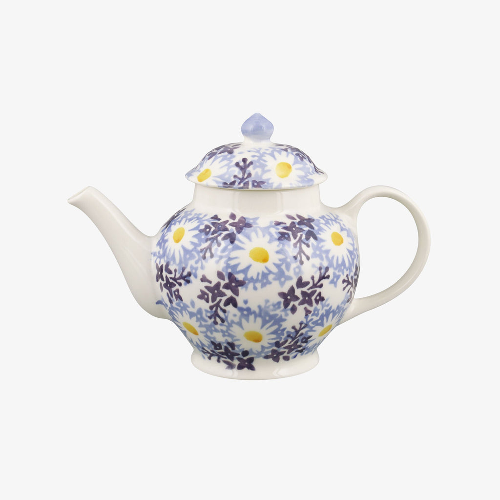 Blue Daisy Fields 2 Mug Teapot