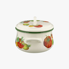 Tomatoes Enamel Small Cooking Pot