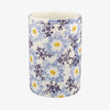 Personalised Blue Daisy Fields Medium Vase