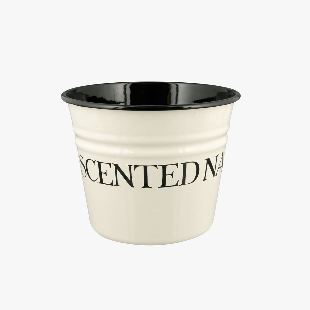 Black Toast Enamel Plant Pot Emma Bridgewater UK