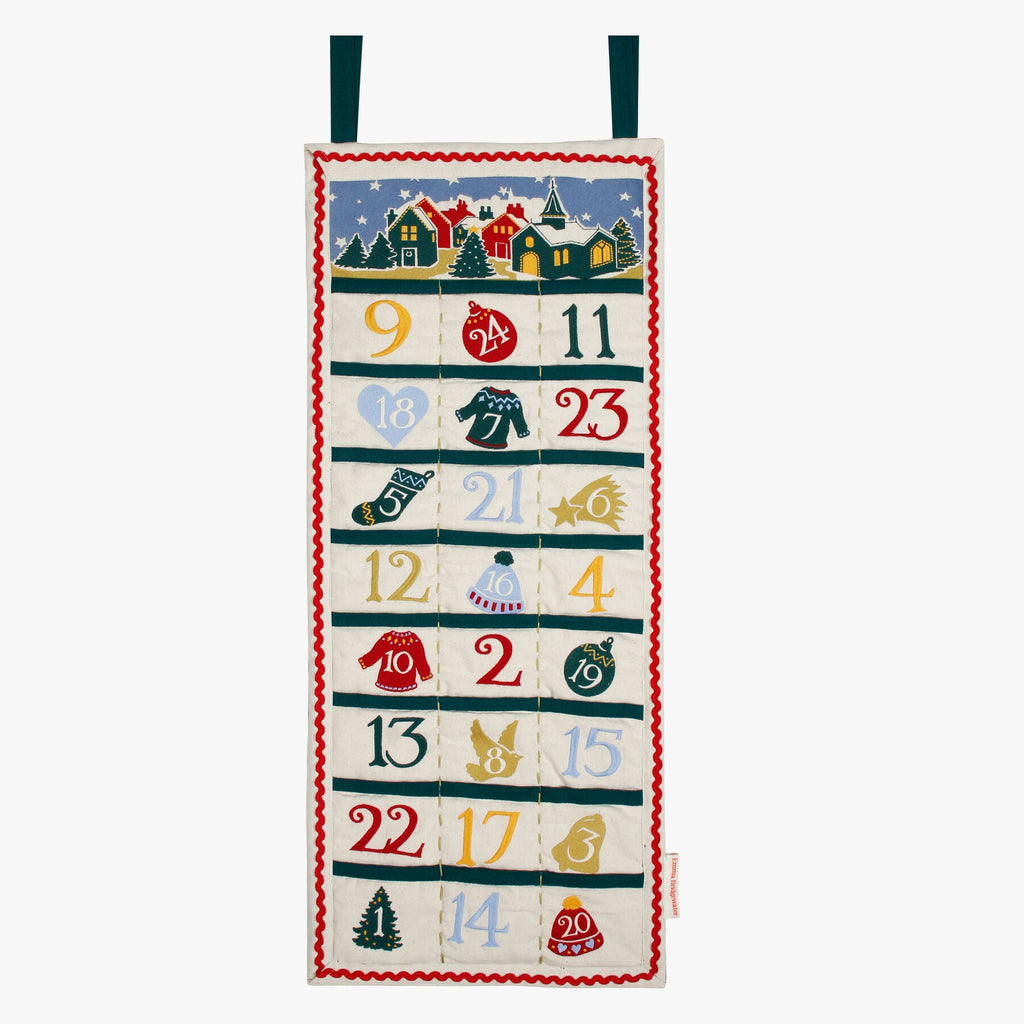 Embroidered Long Advent Calendar