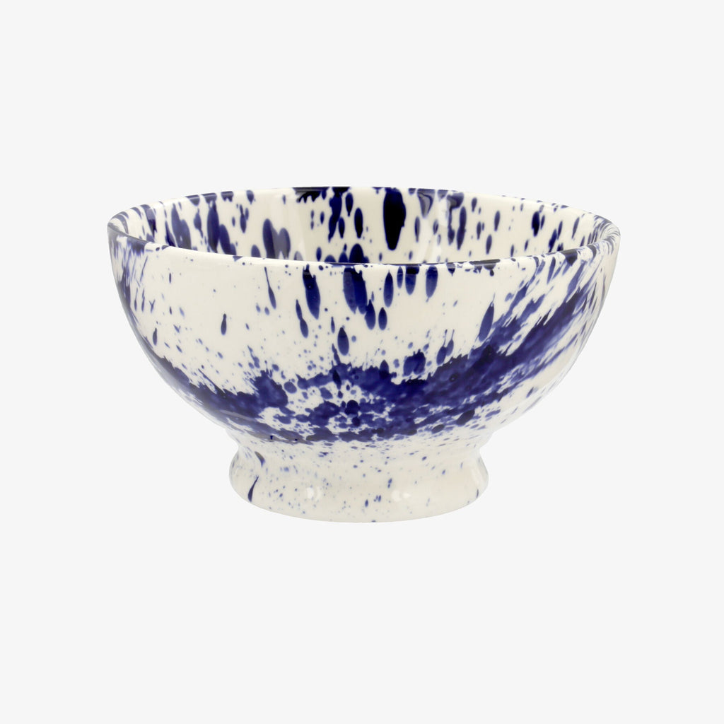 Seconds Blue Splatter French Bowl
