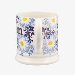 Blue Daisy Fields Mum 1/2 Pint Mug