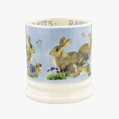 Blue Rabbits & Kits 1/2 Pint Mug