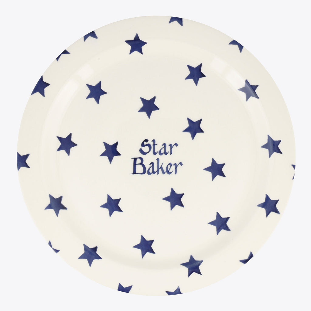 Personalised Blue Star Serving Plate