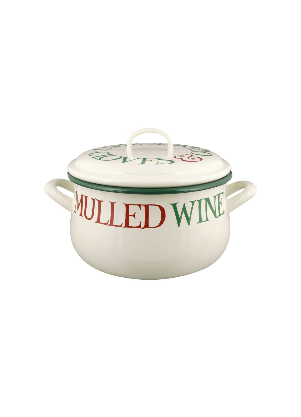 Christmas Toast & Marmalade Medium Enamel Cooking Pot