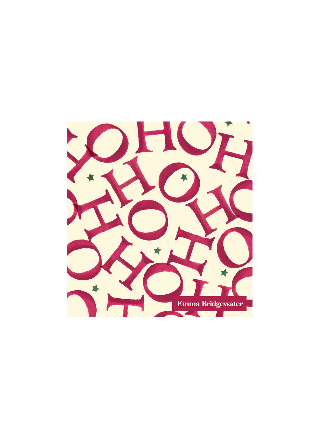 Red All-Over HoHoHo Cocktail Napkins