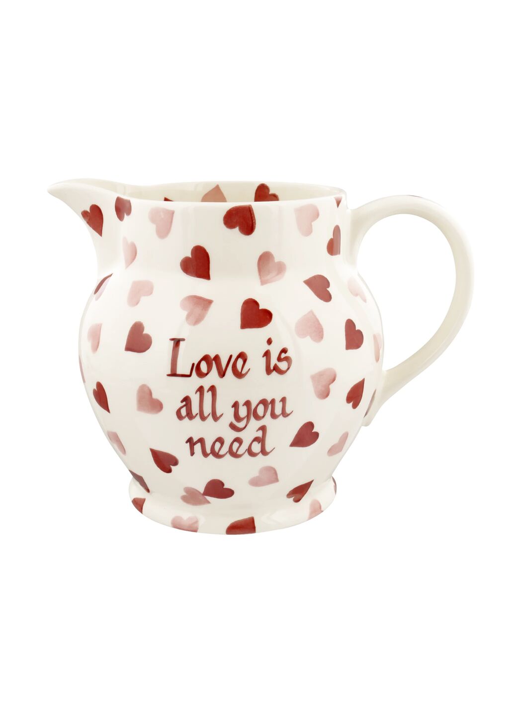 Personalised Hearts 3 Pint Jug