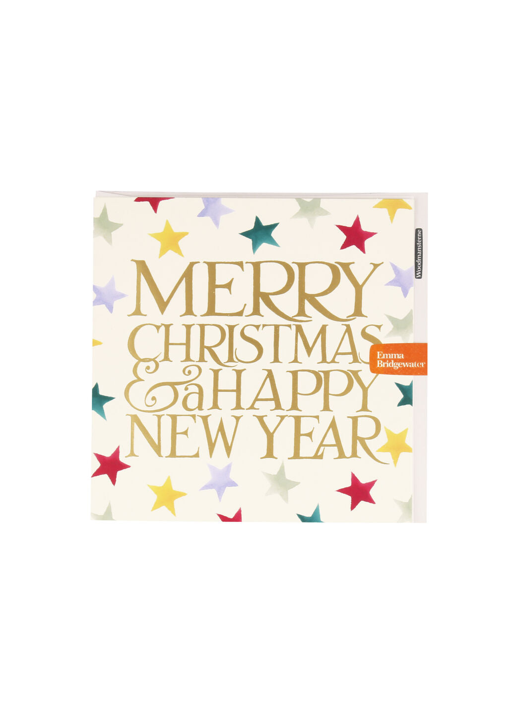 Merry Christmas Polka Stars Card