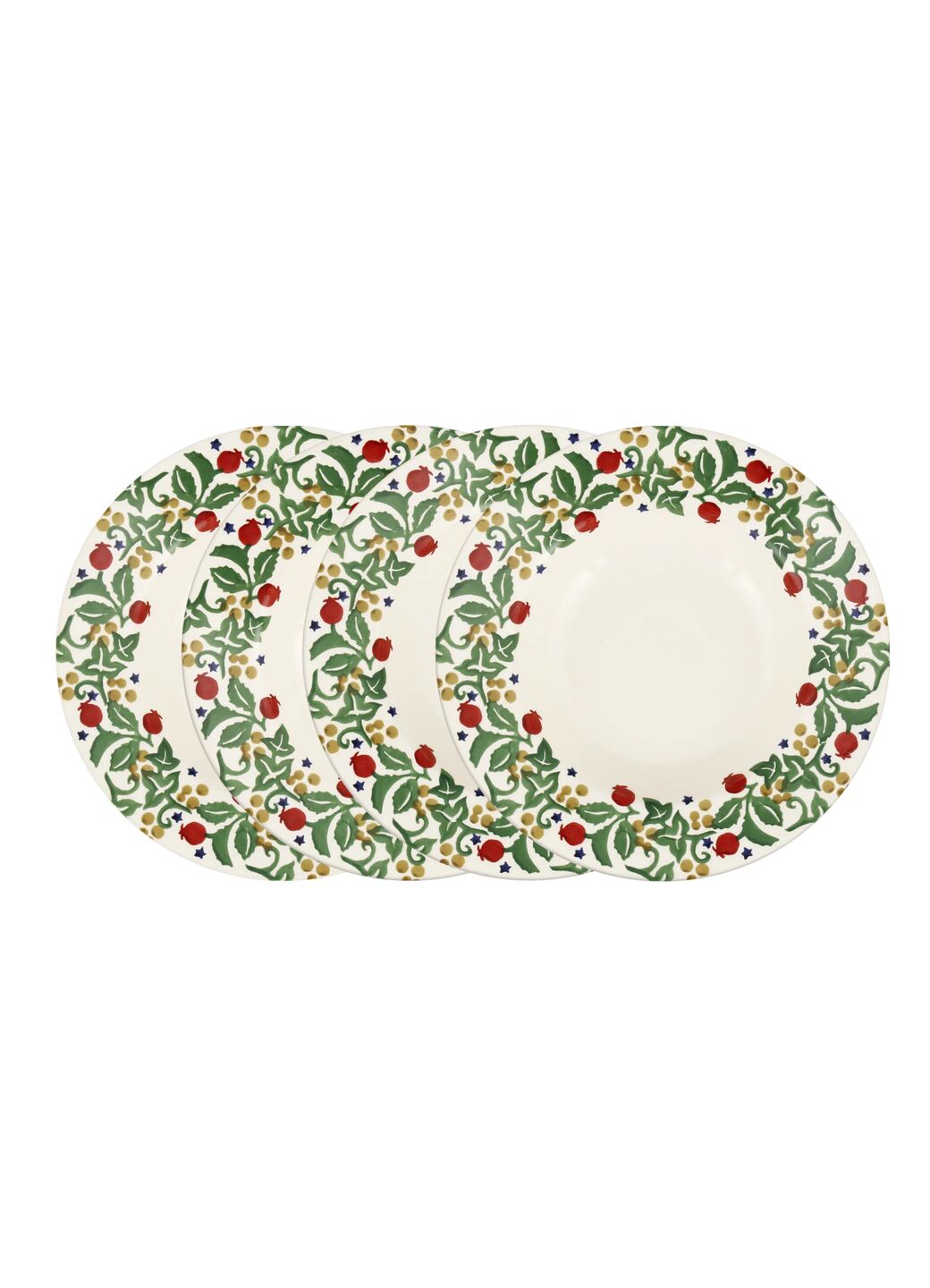 Rosehip & Ivy Soup Plate - Set of 4
