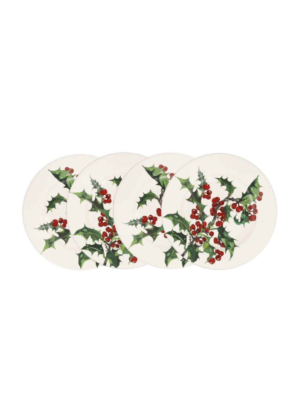 Holly Medium Dinner Plate, 8.5 Inch - Set of 4