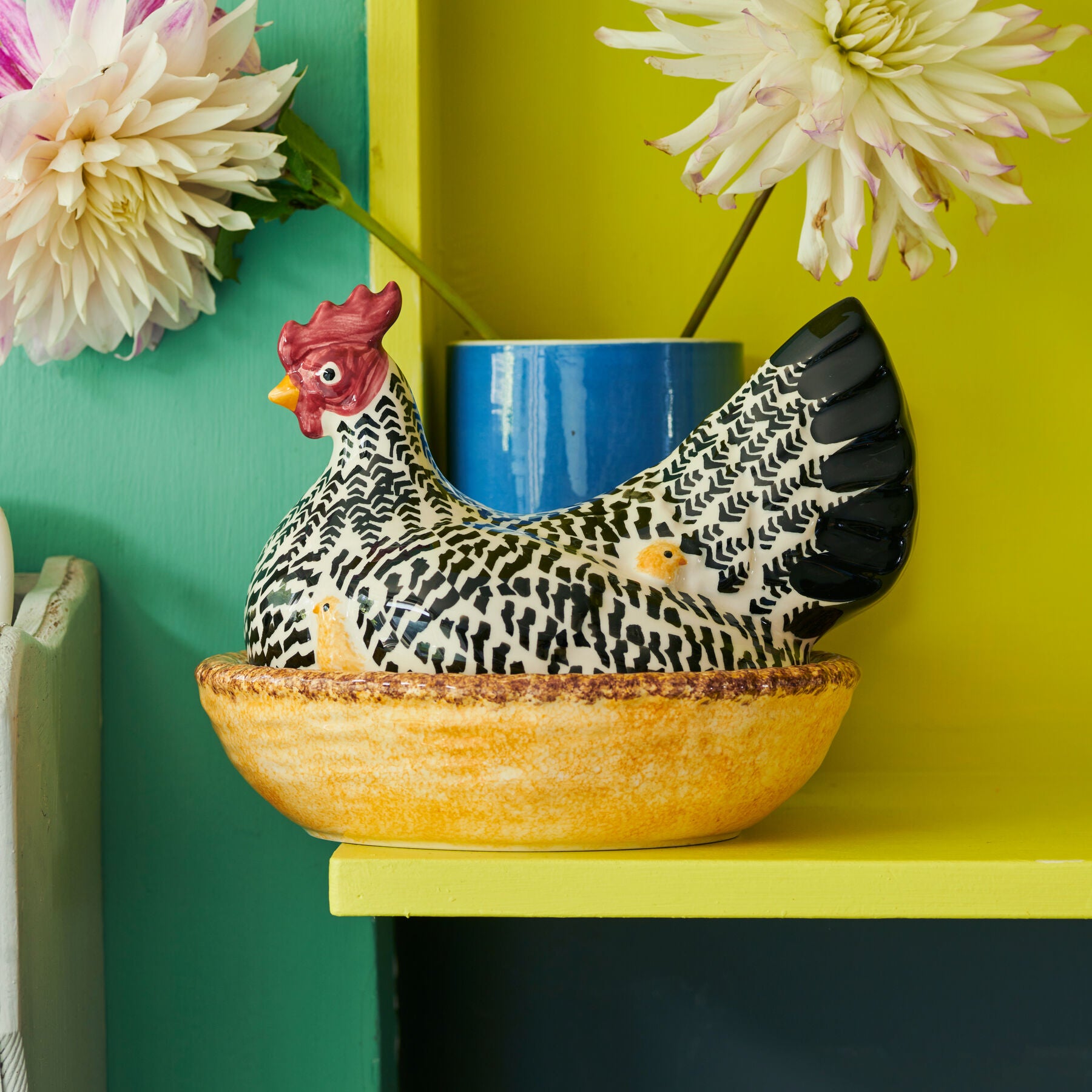 Seconds Silver Large Hen On Nest