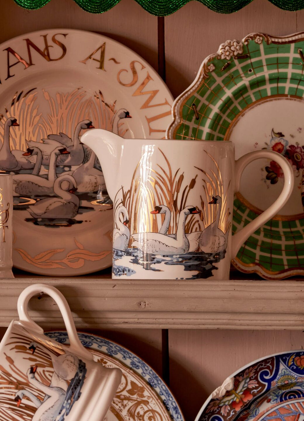 12 Days Of Christmas: Seven Swans A-Swimming Medium Straight Jug – Emma ...