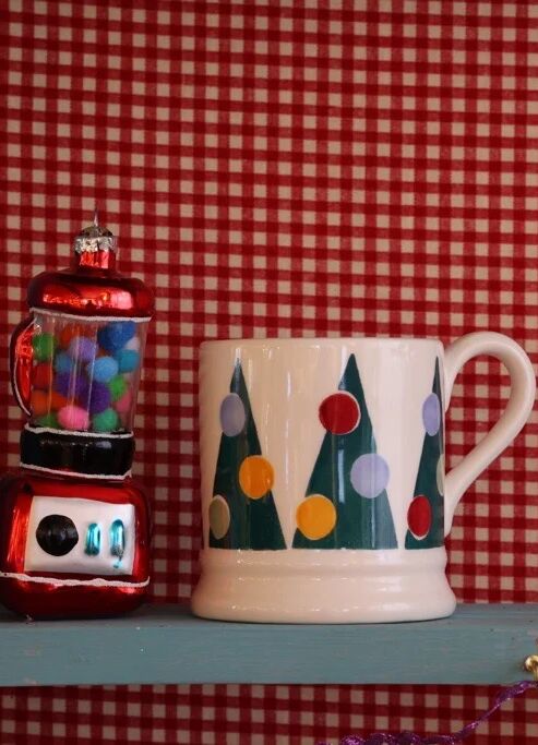 Seconds Polka Trees 1/2 Pint Mug