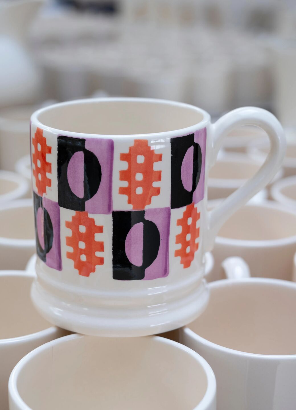 Plum & Coral Blankets 1/2 Pint Mug
