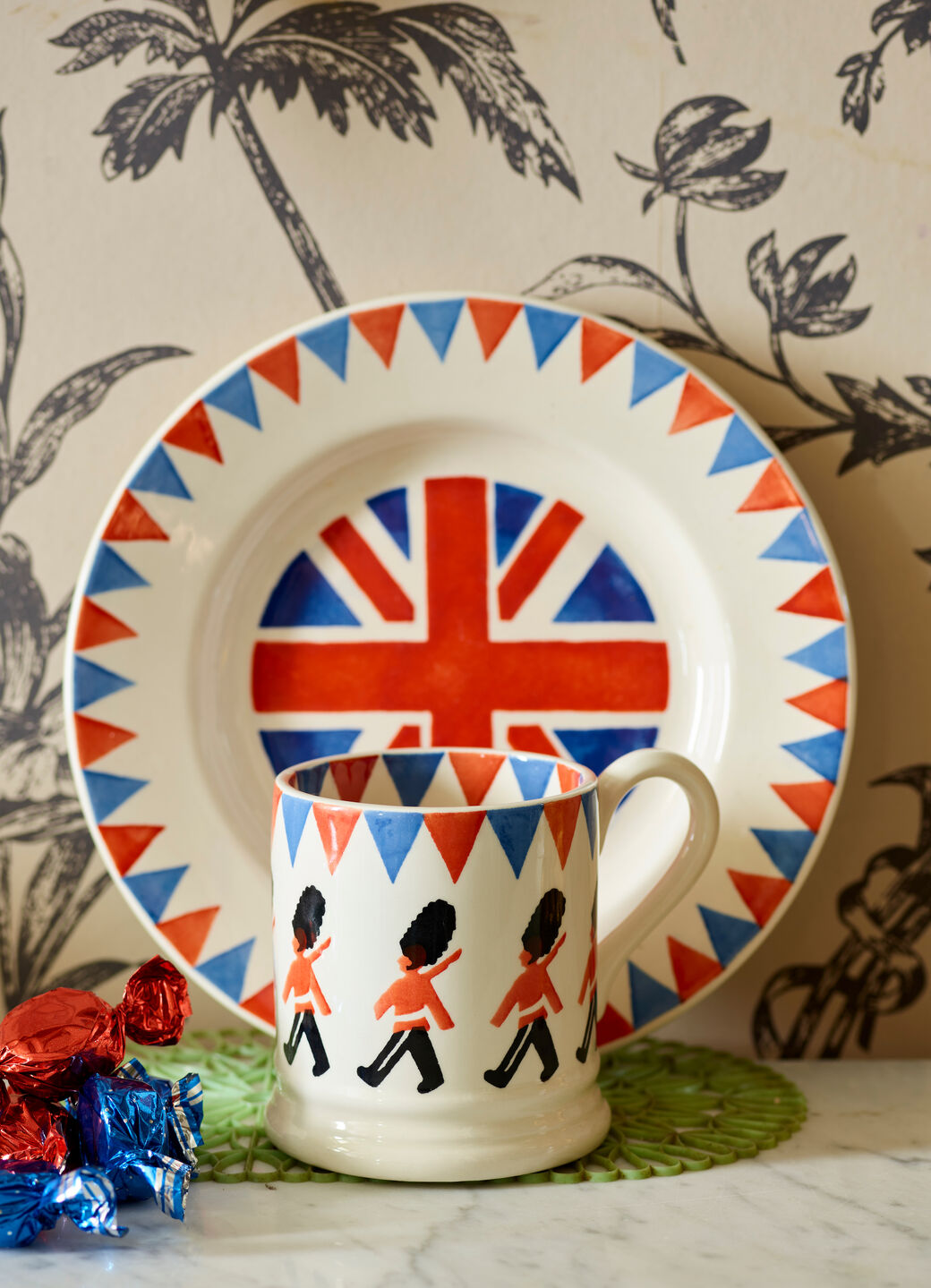 Seconds Union Jack Truly Great Medium Dinner Plate, 8.5 Inch