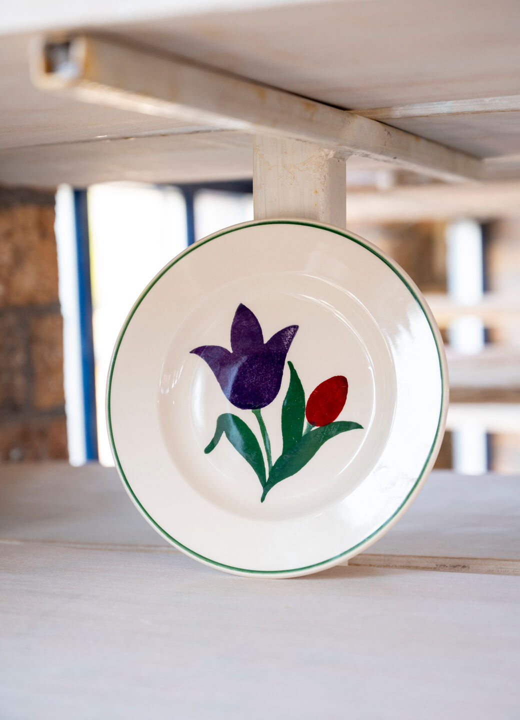 Seconds Tulips Border Small Side Plate, 6.5 Inch