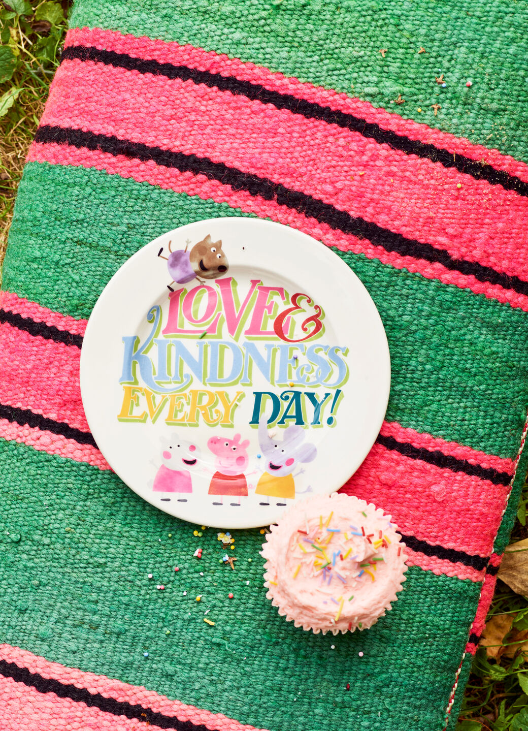 Peppa Pig Love & Kindness Small Side Plate, 6.5 Inch