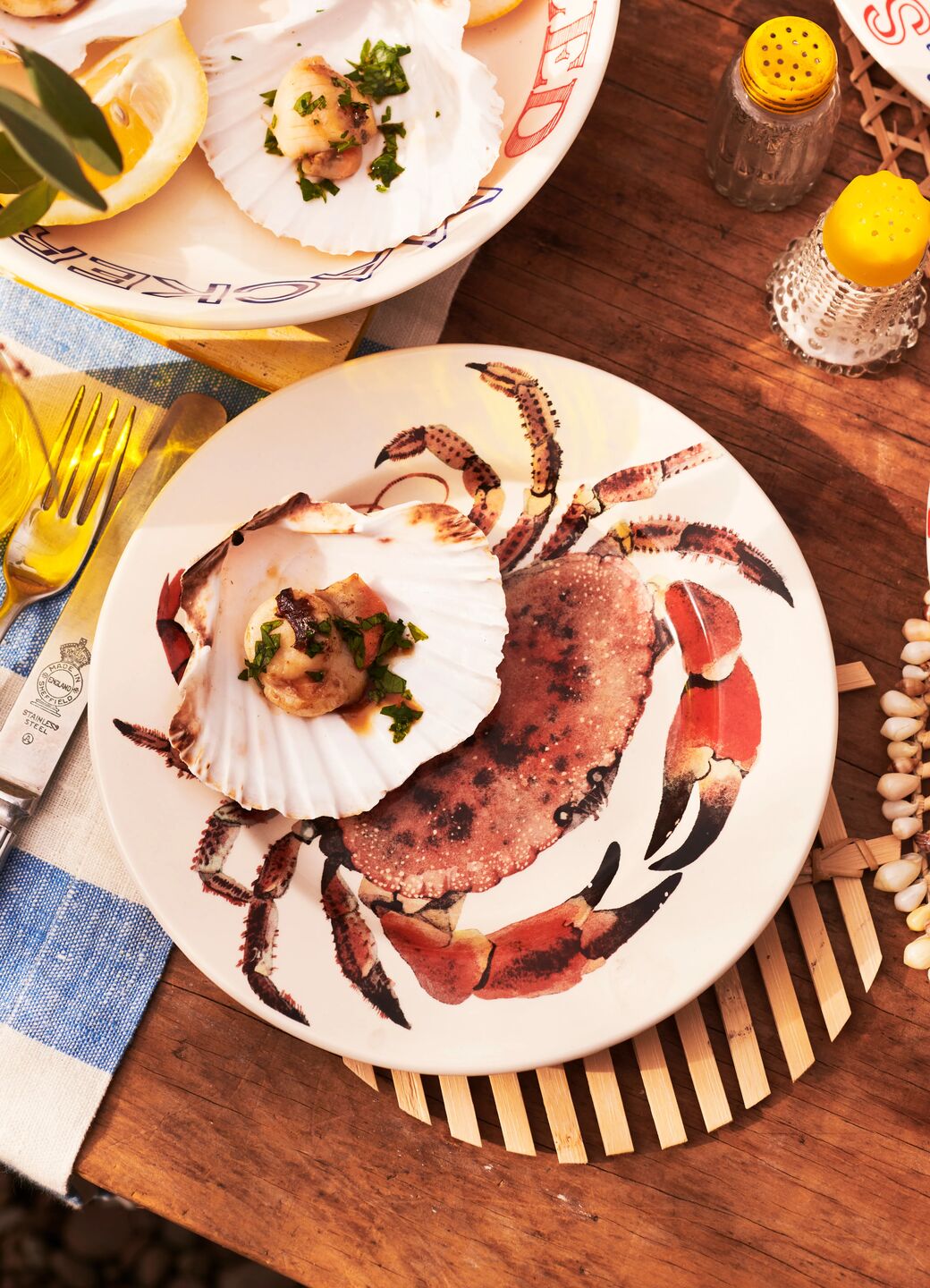 Crab Medium Dinner Plate 8.5 Inch